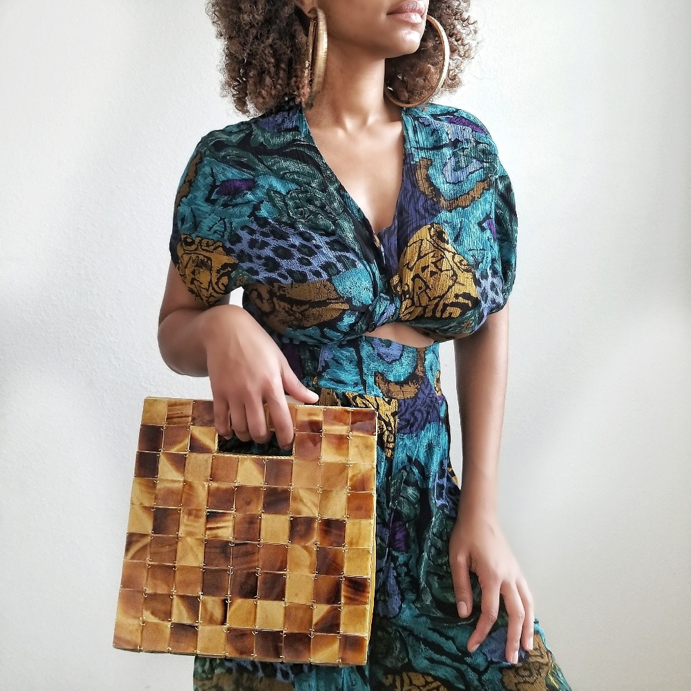VTG Handmade Tortoise Shell Bag - Picture 5 of 8